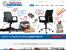 Tablet Screenshot of nabytek-brueckl.cz